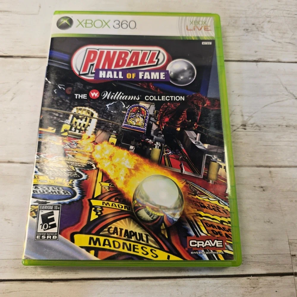 Pinball Hall of Fame The Williams Collection Xbox 360‎ Game Complete CIB Crave